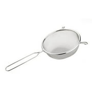 Stainless Steel Kitchen Fine Strainer Tea Mesh spots dog collar; Juice Egg Filter with Long Handle and Hooks - image 7 of 7
