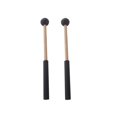thumbnail image 4 of 2 uds baquetas de percusión de 8,6 pulgadas con mango de madera baquetas de percusión de madera para carillón xilófono música educación rendimiento Negro Hugo mazos de tambor, 4 of 10