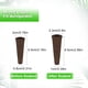 thumbnail image 2 of 12 esponjas de cultivo hidropónico (2.2 in de largo), kit de cápsulas de semillas para plantar tapones de inicio de semillas para sistema de cultivo hidropónico de interior JM JM, 2 of 5