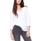 thumbnail image 1 of Sanctuary Clothing - Blusa con mangas anudadas para mujer, color blanco, talla mediana, 1 of 1