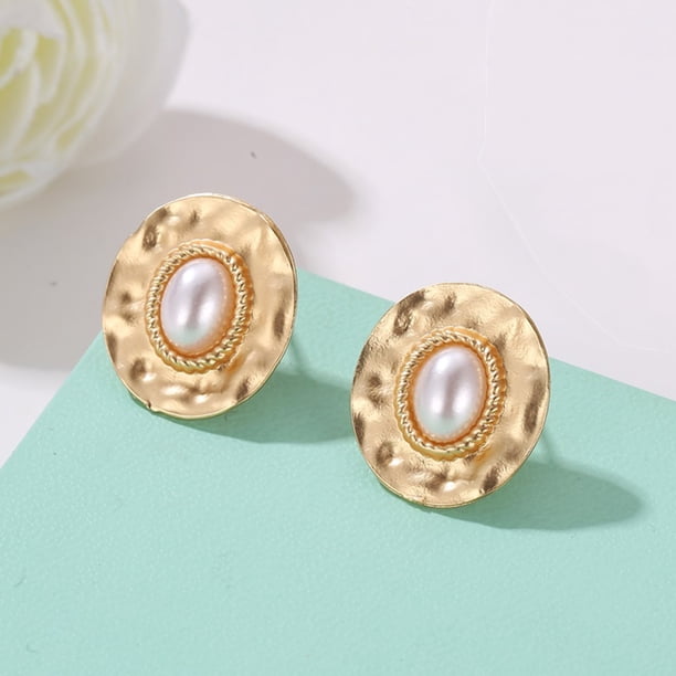 Fiudx Elegante y Elegante En Caracol y Aleación de Cobre, Colgante En Oro Hipoalergénicos, Joyería Refinada para Damas, Regalo para Bodas, Ideal para Mamás y Novias, Tendencia de Moda Incluida.
