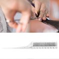thumbnail image 3 of Peigne de modelage pour soins capillaires, coiffure et coiffure, léger, fournitures de salon de coiffure (blanc), 3 of 4