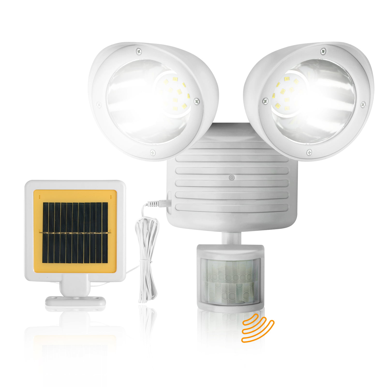 500LM LED Security Solar Lamp Motion Sensor Wall Lights Flood Spotlight Outdoor 