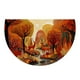 thumbnail image 2 of Felpudo Semicircular con Forma de Calabaza y Hoja de Arce para Puerta de Entrada de Porche de Acción de Gracias, 2 of 6