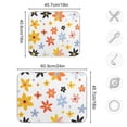 thumbnail image 4 of Yayeee Dish Drying Mat for Kitchen Counter 16"x18" Microfiber Absorbent Pad, Colorful Retro Floral, 4 of 7