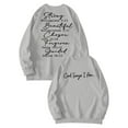 thumbnail image 4 of Women Sweatshirt Sweat Shirts Women Long Sleeve Sweatshirt Pullover Women Grey Womens Crewneck Sweatshirt Fall Clothing for Women Cute Sweatshirt, 4 of 4