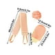 thumbnail image 4 of Set de tres piezas para exfoliación de baño | Frotar barro tiras hacia atrás | Guantes de frotar | Toalla esponja de lufa | Limpieza profunda | Exfoliación suave | Pack de 3, 4 of 4