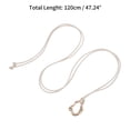 thumbnail image 3 of Unique Bargains 1 Pc Festival Wrap Belt Elegant Stone Pattern Buckle Knotted Adjustable Waist Cord for Women White, 3 of 5