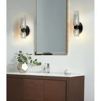 Norwell Lighting Flame Wall Sconce Matte Black Black Matte