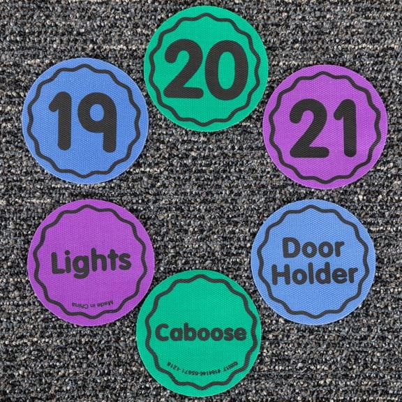 Carpet Mark-Its - Line-Up Helpers - 36 carpet spots