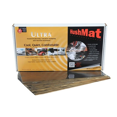 Hushmat 10400 Floor/dash Kit Black; 20 Sheets; 12 In. X 23 In.; 38.75 Sq. Ft.