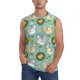 thumbnail image 1 of Balery Chicken Laying Eggs Camisetas sin mangas para hombre, absorbe la humedad y protege contra el mal olor.-Medium, 1 of 7
