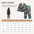 thumbnail image 4 of Naloa Colorful Plant Turtle Pajamas for Women Set, Womens Pajama Sets, Lounge Sets for Women, 2pjs for Women-Small, 4 of 7