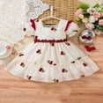 thumbnail image 2 of MEZZALL Girls Dresses For Everyday Casual Wear Round Neck Design For Ages 2 6 For Spring Summer Easy To Clean Lovely Toddler Wear, 2 of 7