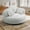 Beige, variant on Villeston Oversized Chenille Bean Bag Chair with Throw Pillows for Livingroom,Wine Red