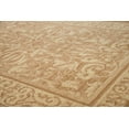 thumbnail image 3 of Designer Home Soft Oriental Indoor Area Rug Bordered All-Over Floral  - Actual Size: 7' 10" x 10' 6" Rectangle (Beige), 3 of 5