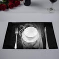 thumbnail image 2 of MKHERT White Tiger Cool Animal Placemats Table Mats for Dining Room Kitchen Table Decoration 12x18 inch,Set of 6, 2 of 4