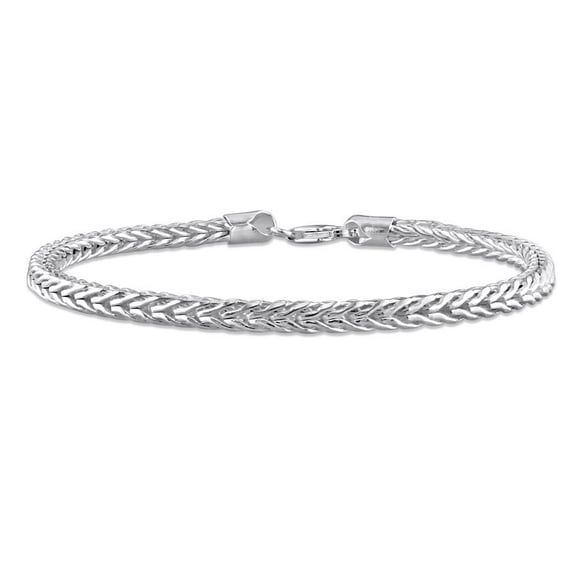 Amour 4.2mm Foxtail Chain Bracelet in Sterling Silver