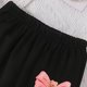 thumbnail image 5 of Conjuntos de blusas y camisas de cuello redondo y manga corta para niños, top con capucha de manga larga de color con cintura elástica, pantalones largos, traje casual y cómodo, conjunto de poliéster, 5 of 6