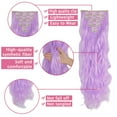 thumbnail image 3 of Women Fashion 7-piece Double-layer Full Head Hair Extension 16 Clips Thick Wig(Curly/Straight), 3 of 4