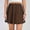 Brown, variant on USSUMA Skirts for Women Midi Skirt Solid Color High Waist Mid-Calf Skirt Trendy Skirt Fashion Skirts Work Festive Fashion Beige Skirt for Women L