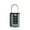 Gray, variant on Black-TSA Code Lock for Travel Luggage, Changeable Password, for Subscribers, Document, Design, Durable Cabinet Padlock