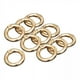 thumbnail image 1 of 5x 10x Ganchos de Resorte Redondos, Hebilla de Metal de Resorte, Clip DIY, Mosquetón Circular, Cierre de Llavero para Bolso, Llaveros, Fabricación , 5 piezas, 1 of 8