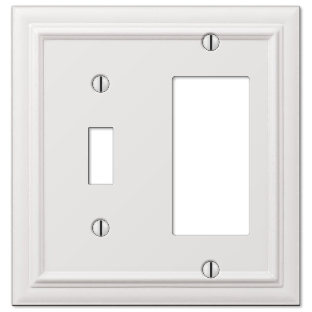 Amerelle PRO 2-Gang Stamped Steel Toggle Switch Wall Plate 