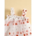 thumbnail image 4 of Qmyliery Toddler Girls Summer Tulle Dress, Fashion Floral Embroidery Sleeveless Tulle Mesh Dress, 4 of 8