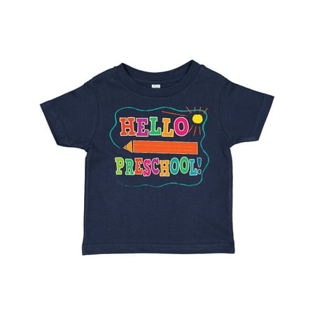 

Inktastic Hello Preschool 1st Day of School Boys or Girls Toddler T-Shirt