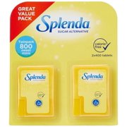 Splenda Minis 400 Per Pack -Pack Of 2 (Totals 800) For Coffee Tea And All Hot Beverages