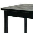 thumbnail image 4 of Open Box Jack Post Outdoor Hardwood Square Patio Dining Side End Table, Black, 4 of 8