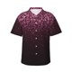 thumbnail image 1 of Fotbe Pink Glitter Sparkles A Camisa Hawaiana para Hombre Unisex – Camisa Casual de Verano con Botones de Manga Corta de Algodón y Lino,XX-Large, 1 of 7
