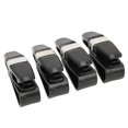 thumbnail image 2 of 4 Pcs Car Sun Visor Glasses Holders Universal Sunglasses Holder Double Ends Clip and 180 Degree Rotational with Ticket Card ClipSilver, 2 of 5