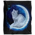 thumbnail image 1 of JQ Licensing En Silky Cat & Moon Supersoft Blanket, 1 of 6