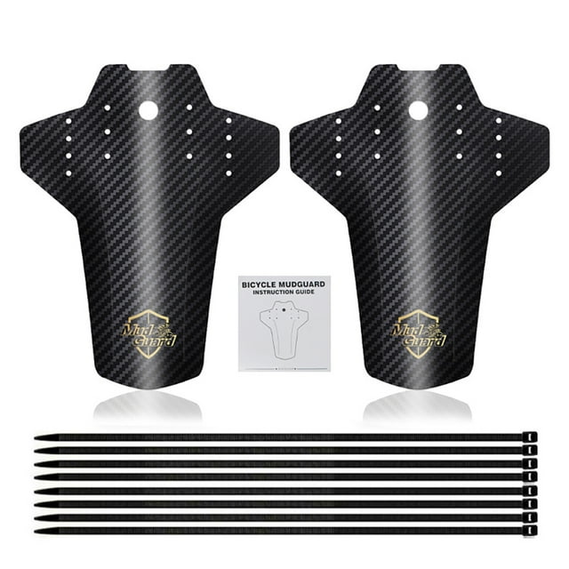 Eigraketly Guardabarros de plástico para bicicleta de montaña, 2 uds., guardabarros para bicicleta de carretera, Dirtboard, piezas extraíbles para Type3 NO3 Eigraketly OD001154-03B