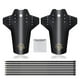thumbnail image 5 of Eigraketly Guardabarros de plástico para bicicleta de montaña, 2 uds., patrón de fibra de carbono, guardabarros para bicicleta de carretera, Dirtboard, Type2 NO2 Eigraketly  CBP046814, 5 of 6