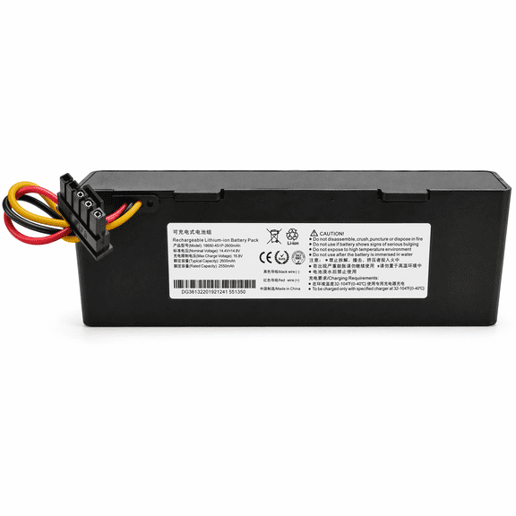 Replacement Battery for for Xiaomi Mop P/Mop Pro/Mop 2S STYTJ02YM, for Haier JX37, for Yunmi MVVC01-G Pro, for Conga 3290 3390 3490 Vacuum Cleaner