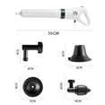 thumbnail image 3 of Pneumatic Floor Drain Unclogging Tool Pneumatic Toilet Plunger With Visual Barometer Pneumatic Drain Unclogger Splashproof Powerful Air Pressure Dredge For Bathroom Floor Air Pressure Regulator, 3 of 8