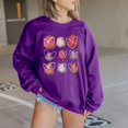 thumbnail image 2 of Kaondbfi Valentines Shirts for Women Oversized Casual Heart Graphic Sweatshirts Plus Size Long Sleeve Crewneck Pullover Tops Surprise Gifts for Your Darling, 2 of 4