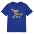 thumbnail image 4 of WEIWEN Bride Shirt for Women Team Bride Tshirts Matching Bridal Party Wedding Short Sleeve Tees Blue, M, 4 of 4