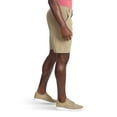 thumbnail image 2 of Wrangler Authentics Men's Performance Comfort Flex Flat Front Short, Dark Khaki, 34, 2 of 5