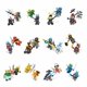 thumbnail image 3 of 24 PCS Set de Figuras de Acción de Maestros Ninja, Bloques de Construcción de Anime Ninja vs Emperador de Hielo, Minifiguras de Juguete de Dibujos Animados, Regalo para Niños y Fans, 3 of 10