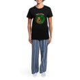 thumbnail image 4 of CafePress - Irishterrierpeace2 - Women's Short Sleeve Print T-Shirt and Pants Dark Cotton Pajama Set, 4 of 7