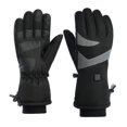 thumbnail image 2 of lcziwo Black Unisex Winter Waterproof Heated Gloves for Cycling, Motorcycle, Hiking, Snowboarding Heating Glove with Touchscreen Function, 2 of 9
