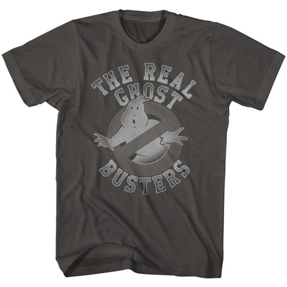 The Real Ghostbusters Tonal Ghost Symbol Smoke Adult T-Shirt Tee