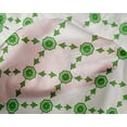 thumbnail image 5 of oneOone Silk Tabby Green Fabric Block Sewing Craft Projects Fabric Prints By Yard 42 Inch Wide, 5 of 5