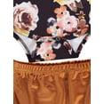 thumbnail image 5 of Seyurigaoka Toddler Baby Girl Jumpsuit 2PCS Outfit Sets, Pagoda Long Sleeve Pullover Top Shirt, Khaki Tassel Pants For Spring, Autumn, 5 of 7