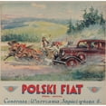 thumbnail image 2 of Wojciech Kossak 12x12 Gold Ornate Wood Frame and Double Matted Museum Art Print Titled - Polish Fiat Społka Akcyjna; Central; Warsaw, Sapieżyńska 6 (1934), 2 of 4