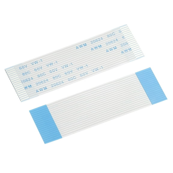 Uxcell Flexible Flat Cable Extension Cables 18 Pins 1.0mm Pitch 60mm A Type for DVD Player 6 Pack